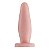 Plug Anal Maciço 14,5 X 4,5cm Hot Flowers - Natural - Imagem 1