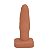 Plug Anal 10 X 2,5 Cm Maciço Dominatrixxx - Bege - Imagem 2