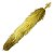 Plug Anal C/ Rabo Degrade Bege Hard - Dourado - Imagem 1