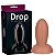 Plug Anal Drop 9 X 3,2 Cm K Gel - Natural - Imagem 2