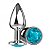 Plug Anal Com Pedra Silver Pequeno La Pimienta - Azul - Imagem 2