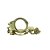 Kit Algema Com Plug Anal Pequeno Cravejado Hard - Dourado - Imagem 2