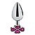 Plug Anal De Aço Trevo Tamanho M Sexy Import - Pink - Imagem 1