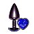 Plug Anal Coração Unique Fumê La Pimienta - Azul - Imagem 2