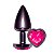 Plug Anal Coração Unique Fumê La Pimienta - Pink - Imagem 1