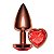 Plug Anal Coração Unique Rose La Pimienta - Vermelho - Imagem 1