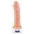 Pênis de Borracha Fogo Da Paixão Com Vibro 17,5 X 4,5cm Hot Flowers - Natural - Imagem 2