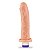 Pênis de Borracha Fogo Da Paixão Com Vibro 17,5 X 4,5cm Hot Flowers - Natural - Imagem 1