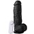 Pênis Com Vibrador E Ventosa 22 X 5 Cm Soulsex - Preto - Imagem 2