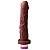 Pênis Vibrador 21 X 3,8 Cm Soulsex - Chocolate - Imagem 1