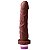 Pênis Vibrador 21 X 3,8 Cm Soulsex - Chocolate - Imagem 3