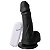 Pênis Com Vibrador E Ventosa 16 X 4,1 Cm Soulsex - Preto - Imagem 1