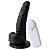 Pênis Com Vibrador E Ventosa 14 X 3,5 Cm Soulsex - Preto - Imagem 1