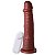 Pênis Com Vibrador E Ventosa 20 X 4,2 Cm Soulsex - Chocolate - Imagem 2