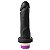 Pênis Vibrador 18,5 X 4 Cm Soulsex - Preto - Imagem 1