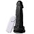Pênis Com Vibrador E Ventosa 17 X 4,5 Cm Soulsex - Preto - Imagem 1