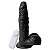 Pênis Com Vibrador Ventosa E Escroto 19,3 X 4,7 Cm Soulsex - Preto - Imagem 3
