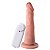 Pênis Com Vibrador E Ventosa 17,5 X 4,2 Cm Soulsex - Bege - Imagem 1