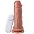 Pênis Com Vibrador E Ventosa 18 X 4,6 Cm Soulsex - Bege - Imagem 2