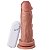 Pênis Com Vibrador E Ventosa 18 X 4,6 Cm Soulsex - Bege - Imagem 1