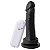 Pênis Com Vibrador E Ventosa 16 X 3,5 Cm Soulsex - Preto - Imagem 3