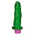 Pênis De Borracha Aromático Com Vibrador Recarregável 15,5x3,7cm Linha K-softline Kgel - Hortelã - Imagem 1