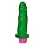 Pênis De Borracha Aromático Com Vibrador Recarregável 15,5x3,7cm Linha K-softline Kgel - Hortelã - Imagem 2