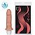 Penis Com Vibro 15,5 X 3,7 Cm Kgel - Bege - Imagem 3