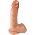 Pênis de Borracha Maciça 16 X 3,6cm Prazer E Cia - Natural - Imagem 1