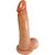 Pênis de Borracha Maciça 18 X 4,3cm Prazer E Cia - Natural - Imagem 2