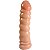 Pênis de Borracha Maciça 16 X 3,8cm Prazer E Cia - Natural - Imagem 3