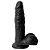 Pênis Maciço Com Ventosa 19,3 X 4,7 Cm Soulsex - Preto - Imagem 2