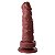 Pênis Maciço Com Ventosa 16,5 X 4,2 Cm Soulsex - Chocolate - Imagem 2