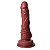 Pênis Com Ventosa 18 X 4,6 Cm Soulsex - Chocolate - Imagem 2