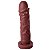 Pênis Maciço 17 X 3,7 Cm Soulsex - Chocolate - Imagem 1