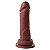 Pênis Maciço Com Ventosa 17,5 X 4 Cm Soulsex - Chocolate - Imagem 3