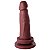 Pênis Maciço Com Ventosa 14 X 3,6 Cm Soulsex - Chocolate - Imagem 2