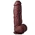 Pênis Maciço Com Ventosa 22 X 5 Cm Soul Sex - Chocolate - Imagem 3