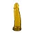 Pênis de Borracha 15cm Com Led Pisca Pisca Diversão Ao Cubo - Amarelo - Imagem 1