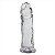 Penis Maciço 15,5 X 3,7 Cm Kgel - Transparente - Imagem 1
