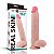 Pênis Super Realístico Com Dupla Camada - Real Skin Lucky - 30,50 X 5,8cm - Si - Bege - Imagem 2