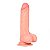 Pênis Super Realístico Dupla Camada Slidy - 17,8 X 3,6cm Sexy Import - Bege - Imagem 1