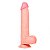 Pênis Super Realístico Dupla Camada Slidy - 22,8 X 4,2cm Sexy Import - Bege - Imagem 1