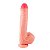 Pênis de Borracha Com Dupla Camada - 27,7x5,0 Cm Sexy Import - Bege - Imagem 2