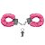 Algemas De Metal Revestida Com Pelúcia Sexy Import - Rosa - Imagem 1