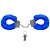 Algemas De Metal Revestida Com Pelúcia Sexy Import - Azul - Imagem 2