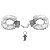 Algemas De Metal Revestida Com Pelúcia Sexy Import - Branco - Imagem 1