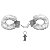 Algemas De Metal Revestida Com Pelúcia Sexy Import - Branco - Imagem 2