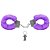 Algemas De Metal Revestida Com Pelúcia Sexy Import - Lilas - Imagem 2