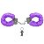 Algemas De Metal Revestida Com Pelúcia Sexy Import - Lilas - Imagem 3